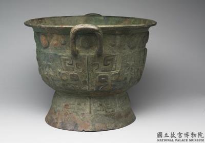 图片[3]-Yu water vessel with animal mask pattern, late Shang dynasty, c. 13th-11th century BCE-China Archive